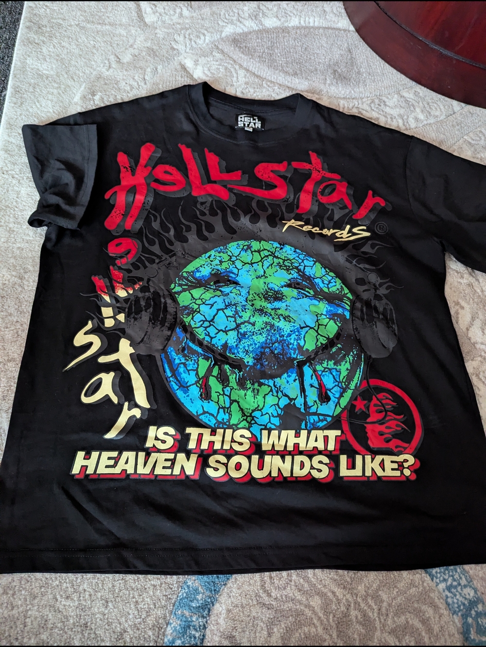Black Graphic Tee - "Is This What Heaven Sounds Like?"